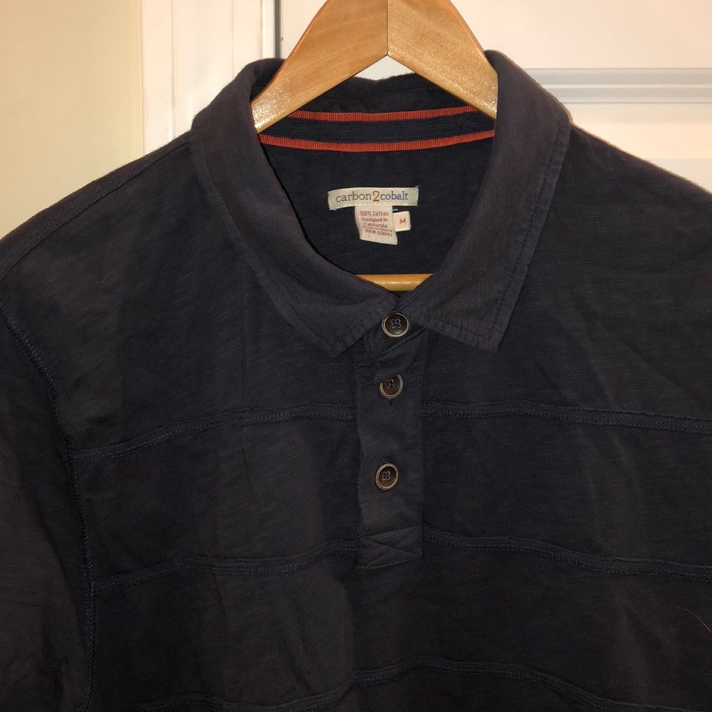 Carbon2Cobalt Blue Polo